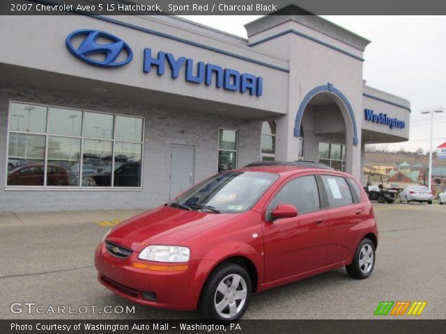 2007 Chevrolet Aveo 5 LS Hatchback in Sport Red