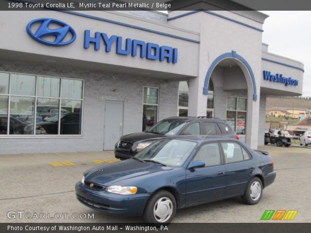 1998 Toyota Corolla LE in Mystic Teal Pearl Metallic
