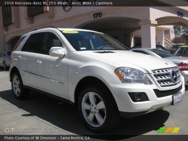 2009 Mercedes-Benz ML 350 4Matic in Arctic White