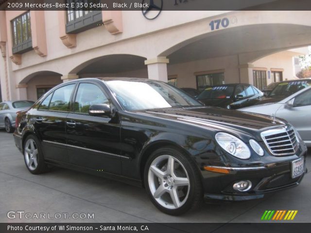 2009 Mercedes-Benz E 350 Sedan in Black