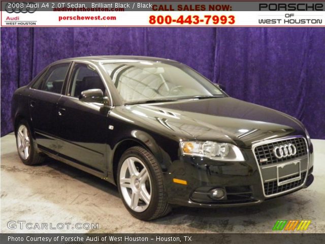 2008 Audi A4 2.0T Sedan in Brilliant Black