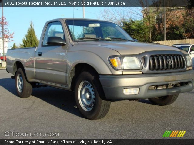 2001 Toyota Tacoma Regular Cab in Mystic Gold Metallic