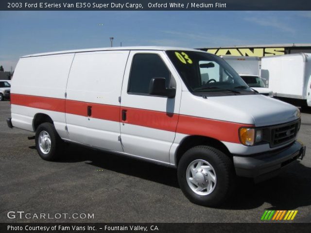 2003 Ford E Series Van E350 Super Duty Cargo in Oxford White