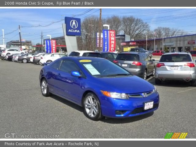 2008 Honda Civic Si Coupe in Fiji Blue Pearl