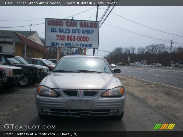1999 Pontiac Grand Am SE Sedan in Silvermist Metallic