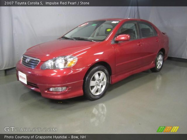 2007 Toyota Corolla S in Impulse Red Pearl