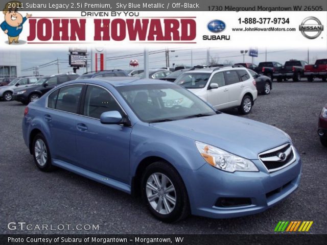 2011 Subaru Legacy 2.5i Premium in Sky Blue Metallic