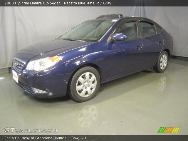 2008 Hyundai Elantra GLS Sedan in Regatta Blue Metallic