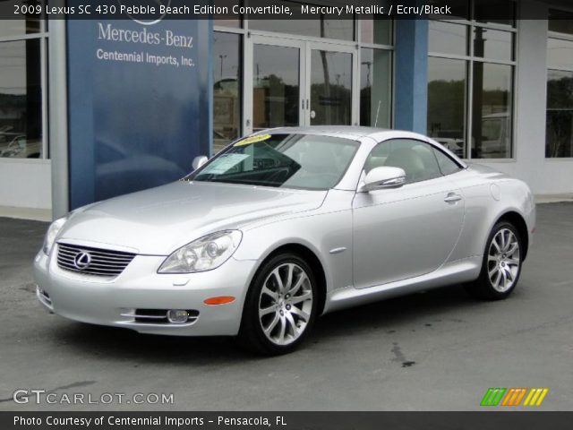 2009 Lexus SC 430 Pebble Beach Edition Convertible in Mercury Metallic