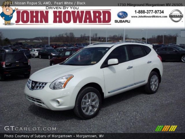 2011 Nissan Rogue SL AWD in Pearl White