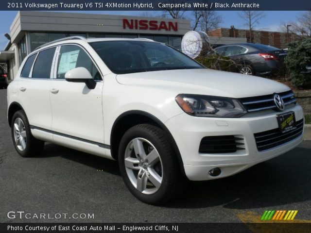 2011 Volkswagen Touareg V6 TSI 4XMotion Hybrid in Campanella White