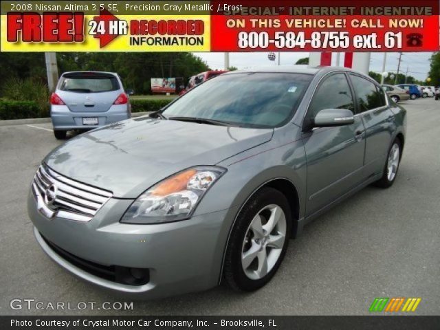 2008 Nissan Altima 3.5 SE in Precision Gray Metallic