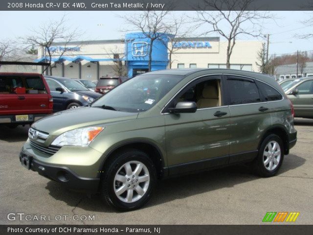 2008 Honda CR-V EX 4WD in Green Tea Metallic