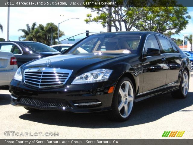 2011 Mercedes-Benz S 550 Sedan in Black