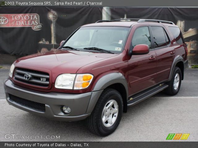 2003 Toyota Sequoia SR5 in Salsa Red Pearl