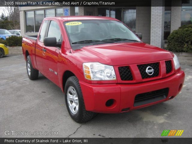 2005 Nissan Titan XE King Cab in Red Alert