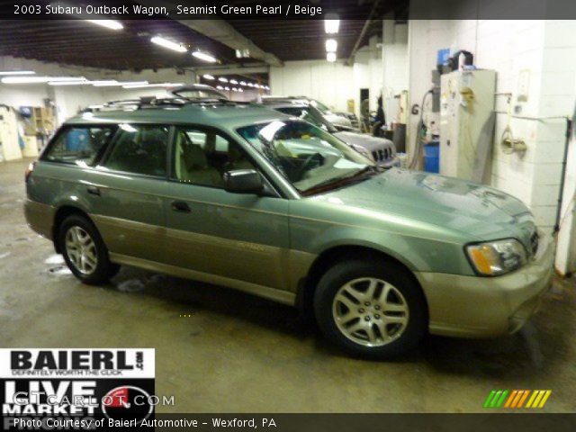 2003 Subaru Outback Wagon in Seamist Green Pearl