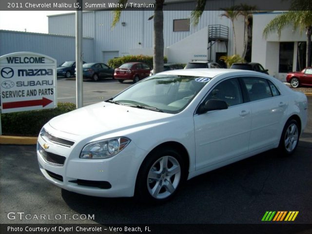 2011 Chevrolet Malibu LS in Summit White