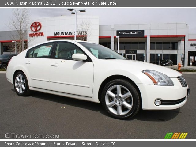 2006 Nissan Maxima 3.5 SE in Liquid Silver Metallic