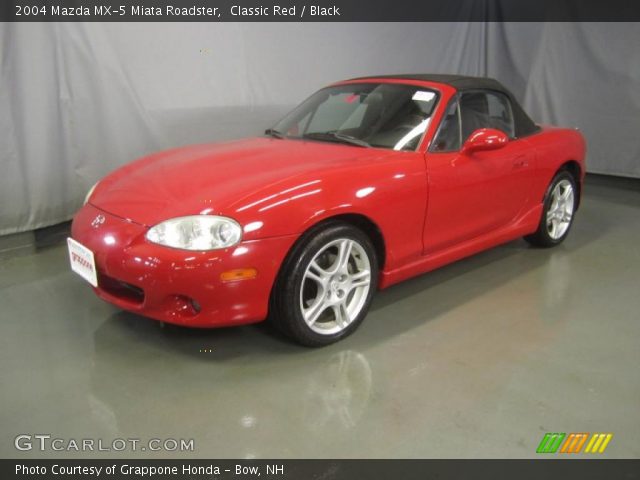 2004 Mazda MX-5 Miata Roadster in Classic Red