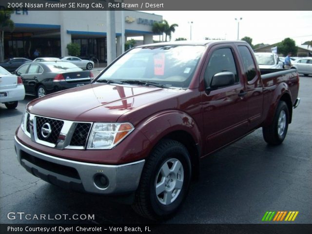 2006 Nissan Frontier SE King Cab in Red Brawn