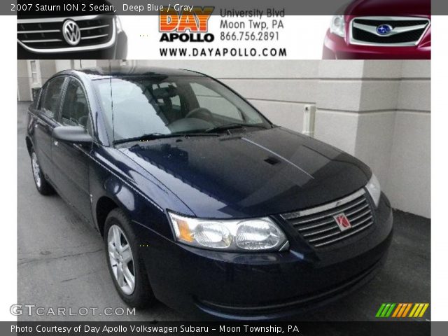 2007 Saturn ION 2 Sedan in Deep Blue