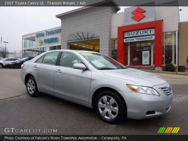 2007 Toyota Camry LE in Titanium Metallic