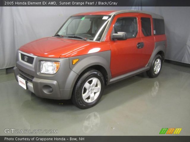 2005 Honda Element EX AWD in Sunset Orange Pearl