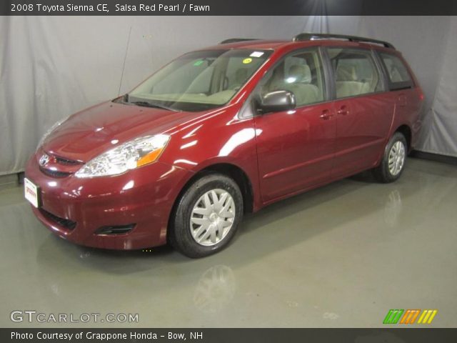 2008 Toyota Sienna CE in Salsa Red Pearl