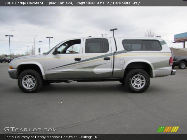 2004 Dodge Dakota SLT Quad Cab 4x4 in Bright Silver Metallic