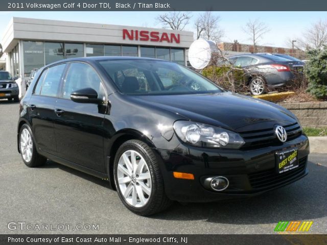 2011 Volkswagen Golf 4 Door TDI in Black
