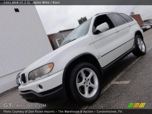 2001 BMW X5 3.0i in Alpine White