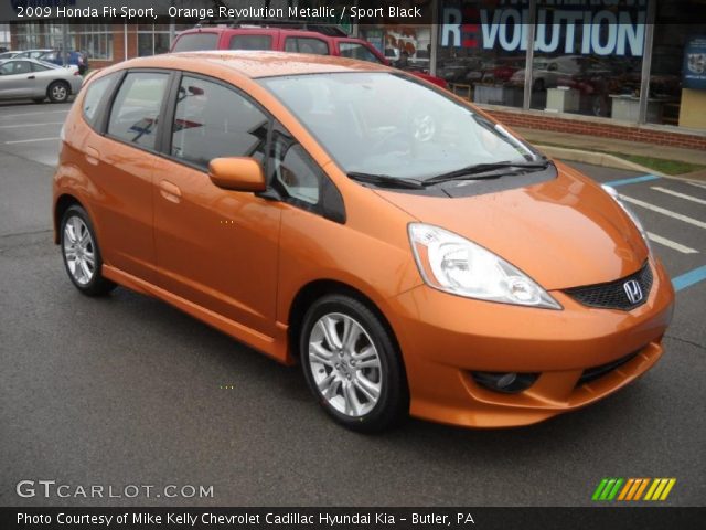 2009 Honda fit orange revolution