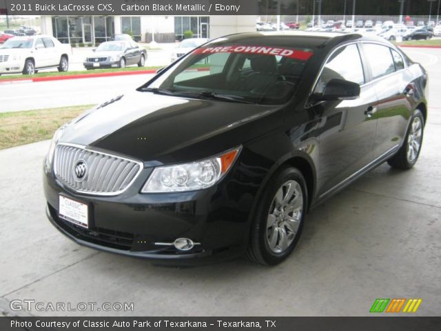 2011 Buick LaCrosse CXS in Carbon Black Metallic