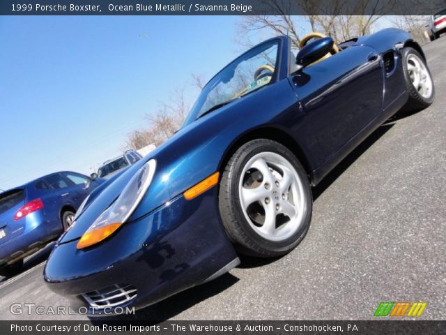 1999 Porsche Boxster  in Ocean Blue Metallic