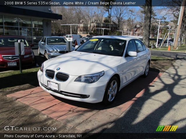 2008 BMW 5 Series 535xi Sedan in Alpine White