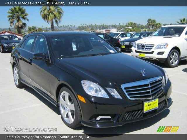 2011 Mercedes-Benz E 350 Sedan in Black