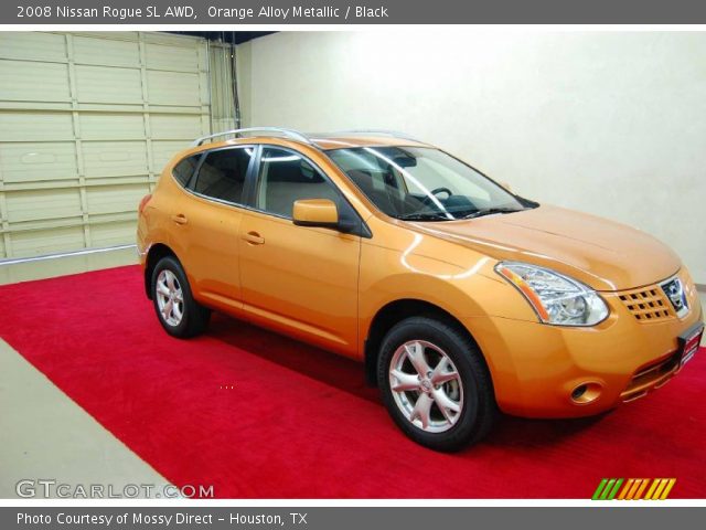 2008 Nissan Rogue SL AWD in Orange Alloy Metallic