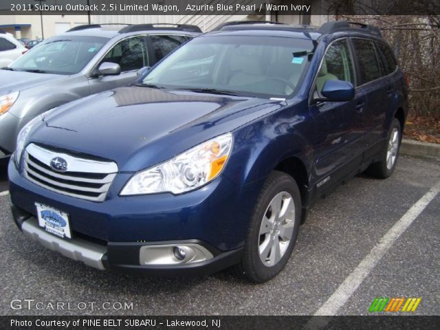 2011 Subaru Outback 2.5i Limited Wagon in Azurite Blue Pearl