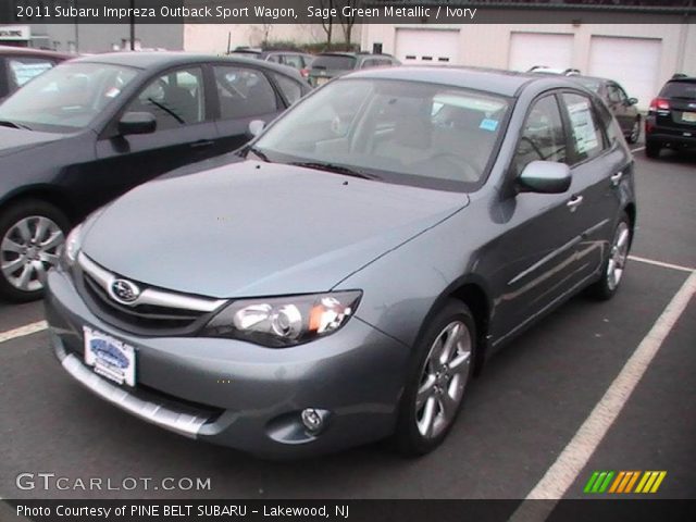 2011 Subaru Impreza Outback Sport Wagon in Sage Green Metallic