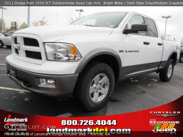 2011 Dodge Ram 1500 SLT Outdoorsman Quad Cab 4x4 in Bright White