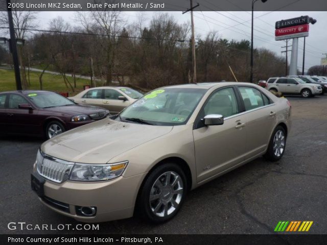 2008 Lincoln MKZ Sedan in Dune Pearl Metallic