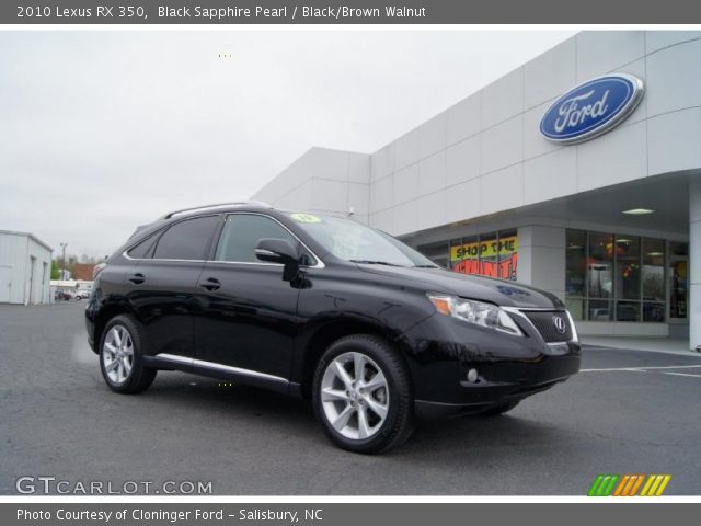 2010 Lexus RX 350 in Black Sapphire Pearl