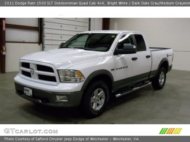 2011 Dodge Ram 1500 SLT Outdoorsman Quad Cab 4x4 in Bright White