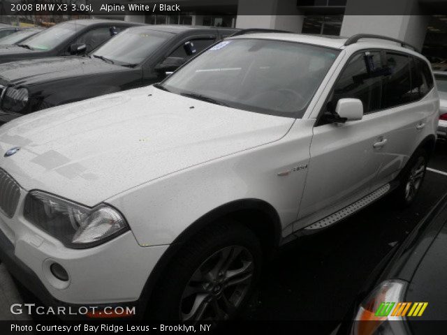 2008 BMW X3 3.0si in Alpine White
