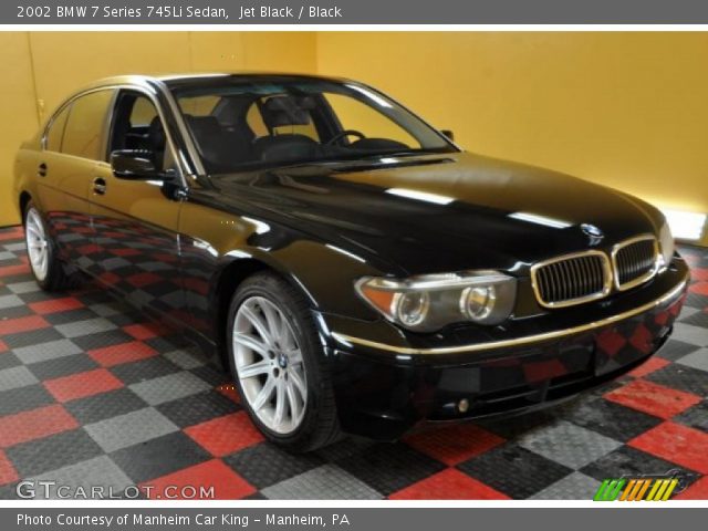 2002 BMW 7 Series 745Li Sedan in Jet Black