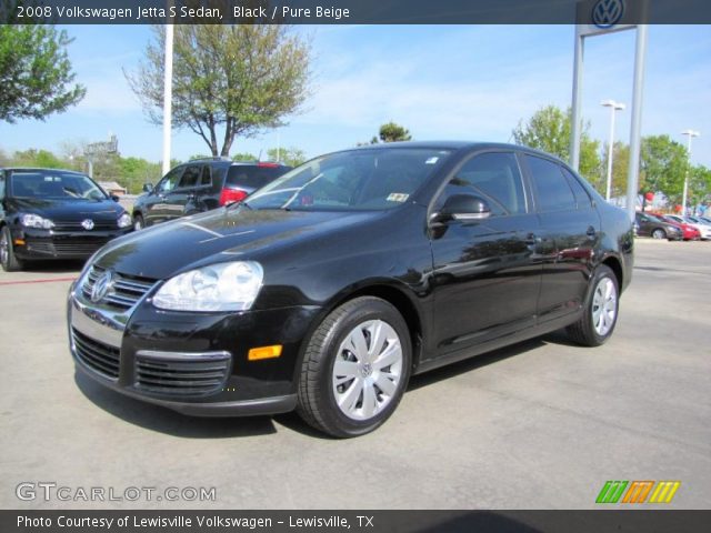 2008 Volkswagen Jetta S Sedan in Black