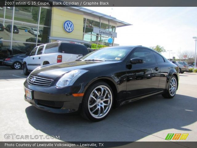 2007 Infiniti G 35 Coupe in Black Obsidian