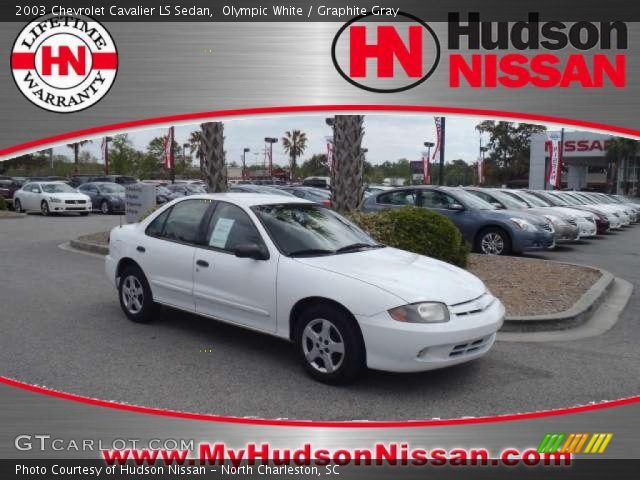 2003 Chevrolet Cavalier LS Sedan in Olympic White