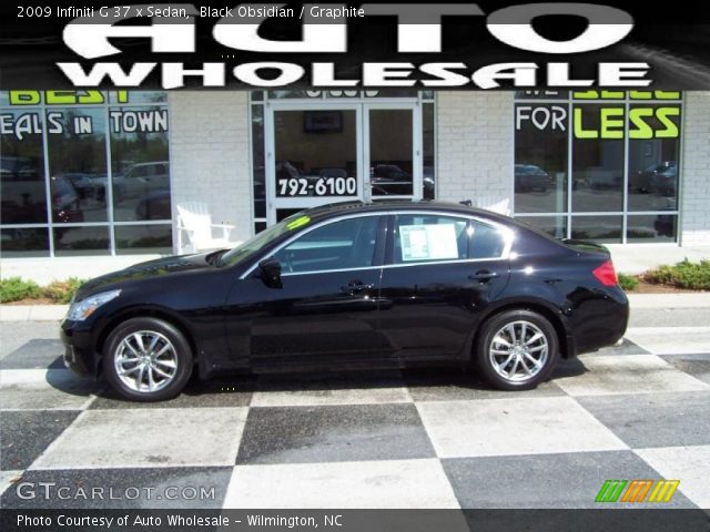 2009 Infiniti G 37 x Sedan in Black Obsidian
